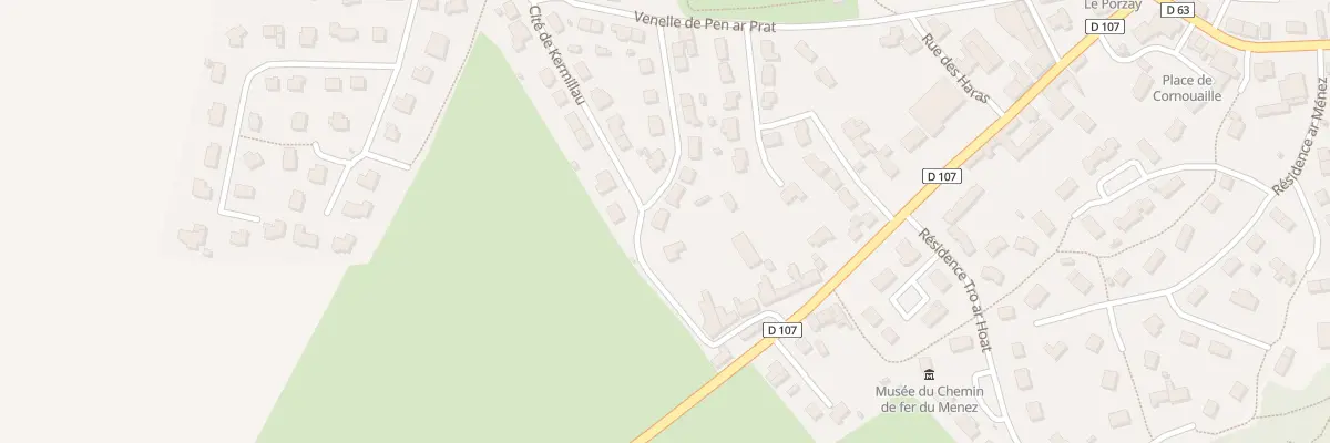 Plan du 1 Cite de Kermillau à Plonévez-Porzay