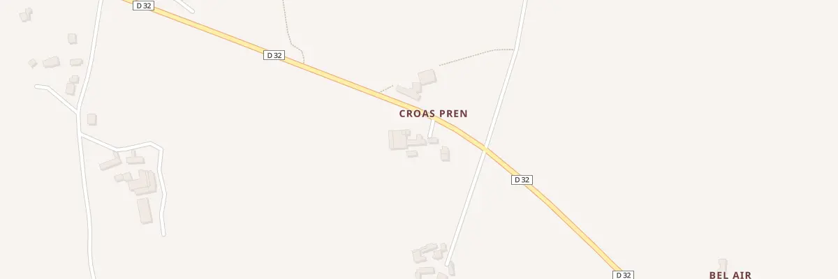 Plan du 71 Rte de Croas Pren à Plounéventer