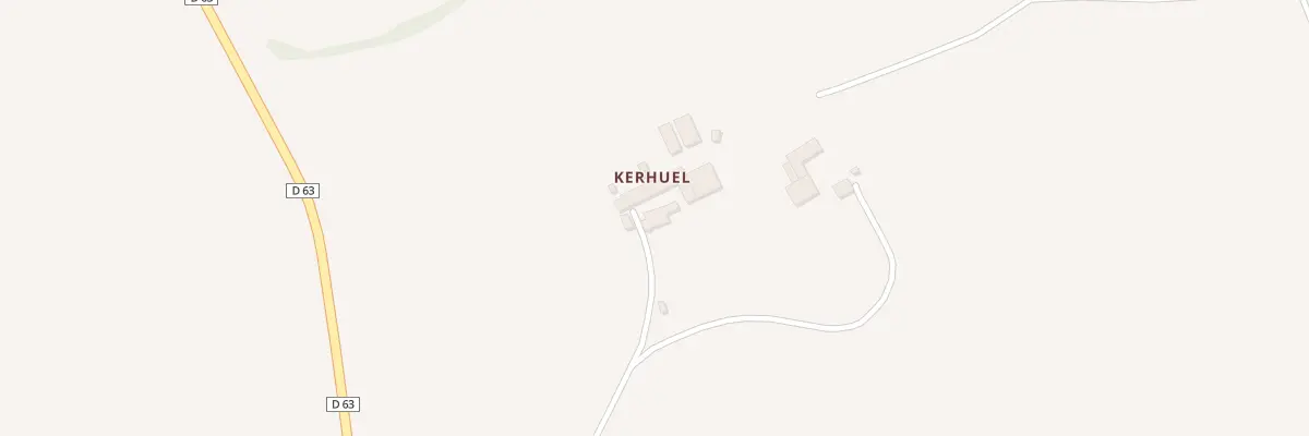 Plan du 265 Kerhuel à Plonévez-Porzay
