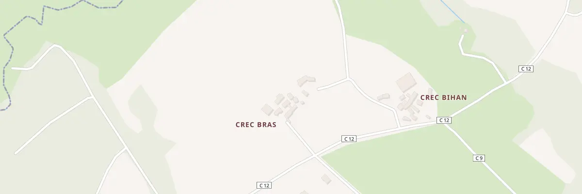Plan du 5 Crec Bras à Irvillac