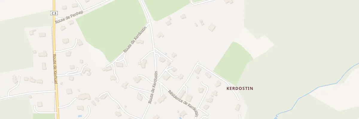 Plan du 570 Rte de Kerdostin à Saint-Urbain