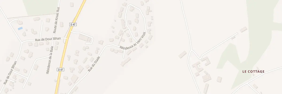 Plan du 22 Res Ar Vern Vrik à Plomodiern