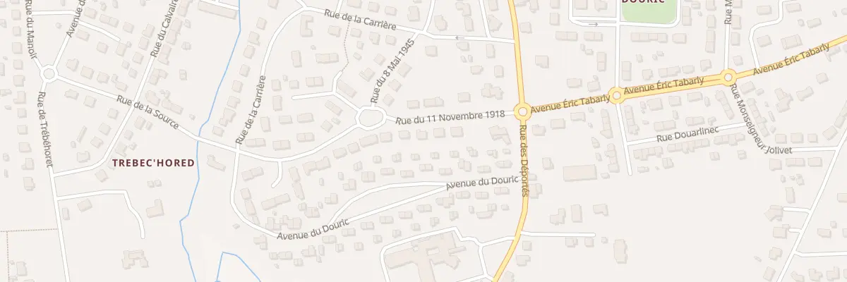 Plan du 5 Rue du 11 Novembre 1918 à Pont-l’Abbé