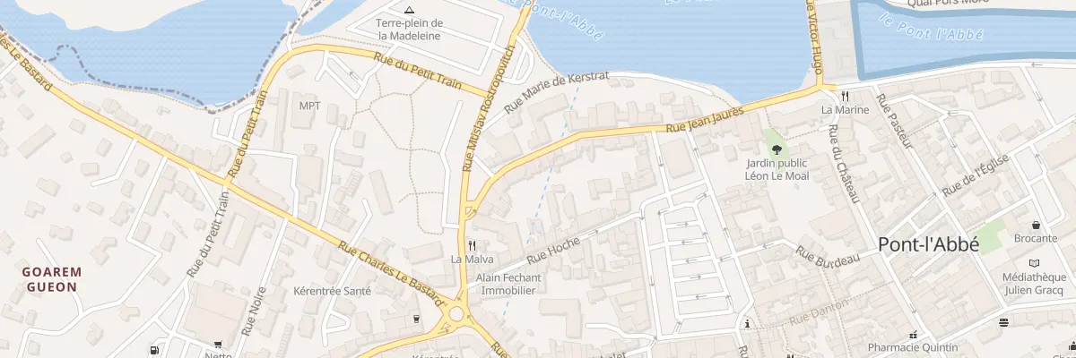 Plan du 31 Rue Jean Jaurès à Pont-l’Abbé