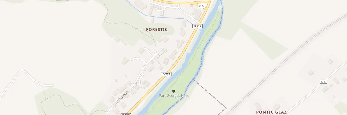 Plan du 10 Forestic Izella à Plouédern
