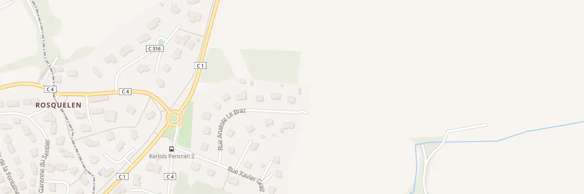 Plan du 17 Rue Anatole le Braz à Pencran
