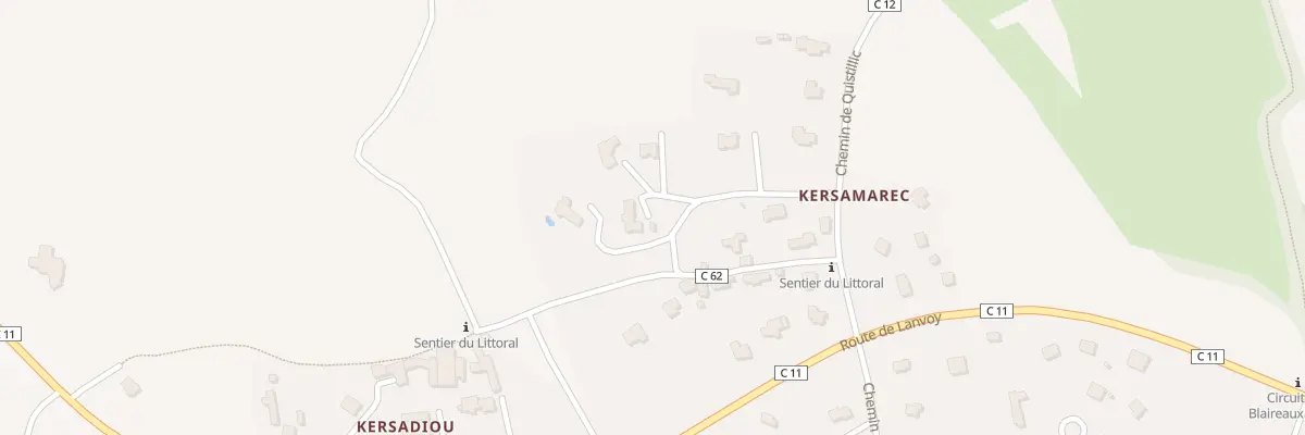 Plan du 106 Imp de Kersamarrec à Hanvec