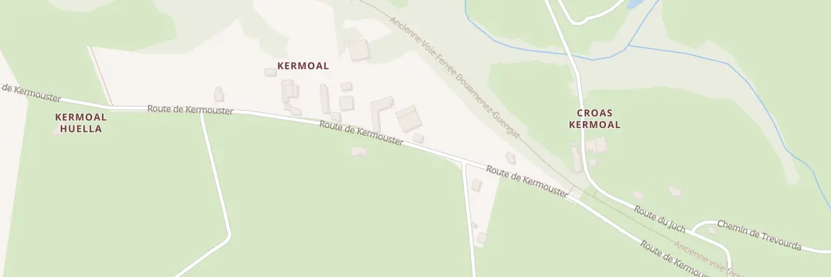 Plan du 3 Rte de Kermouster à Guengat