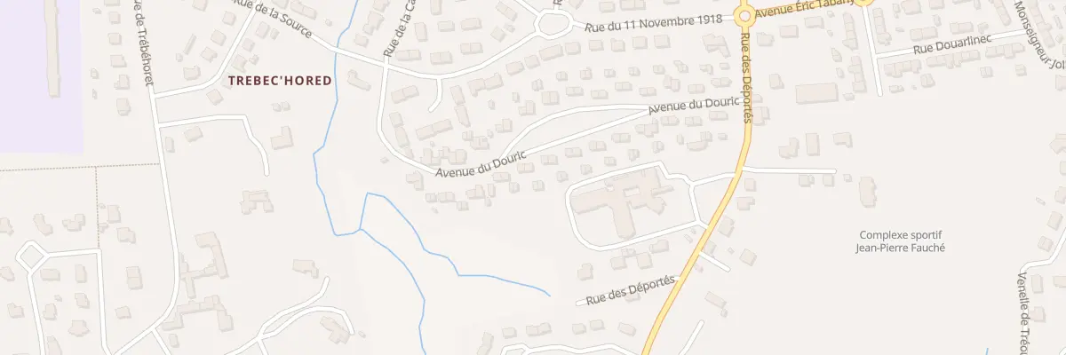 Plan du 33 Av du Douric à Pont-l’Abbé