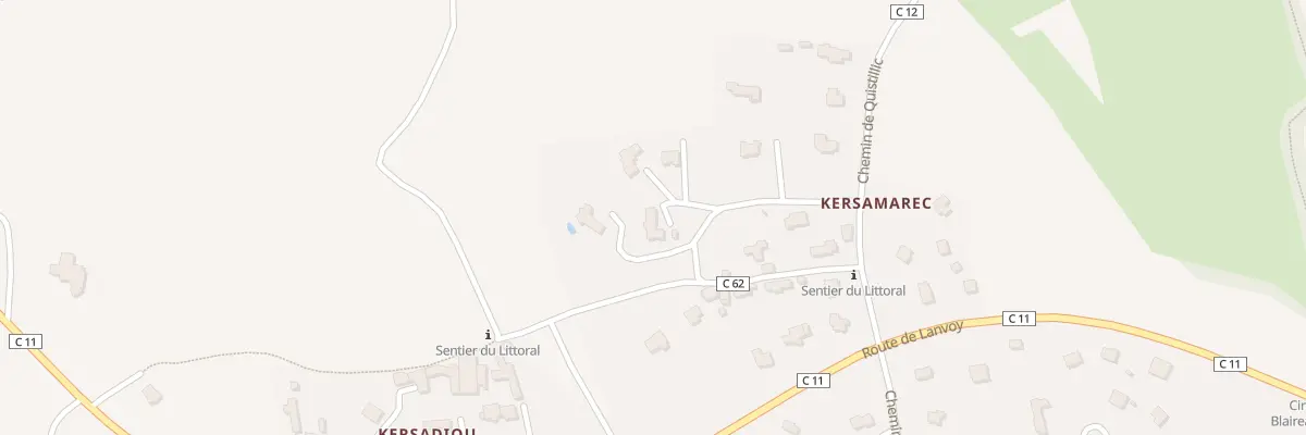 Plan du 5326 Kersamarec à Hanvec