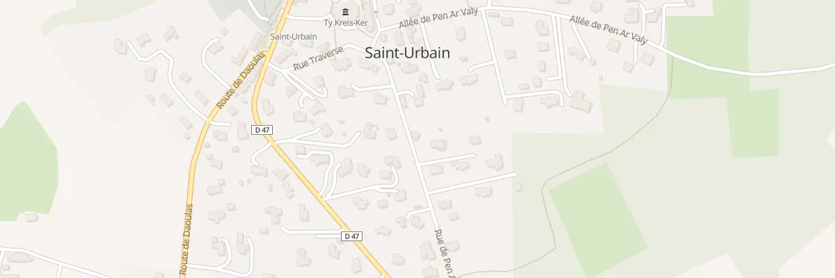 Plan du 125 Rue de Pen an Dorguen à Saint-Urbain