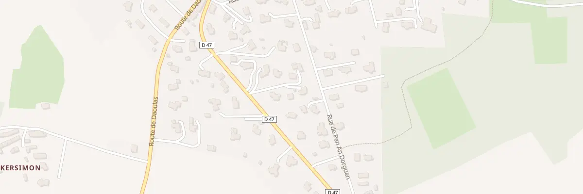 Plan du 199 Rte d’Irvillac à Saint-Urbain