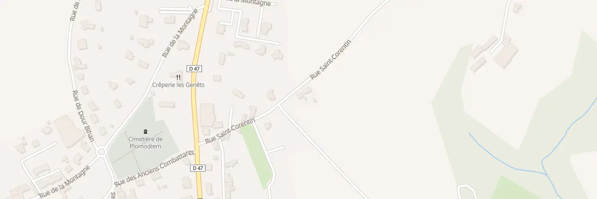 Plan du 20 Rue Saint-Corentin à Plomodiern