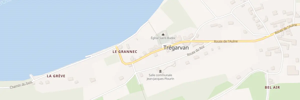 Plan du 9 Le Bourg à Trégarvan