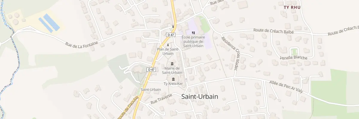 Plan du 65 Rue de la Forge à Saint-Urbain