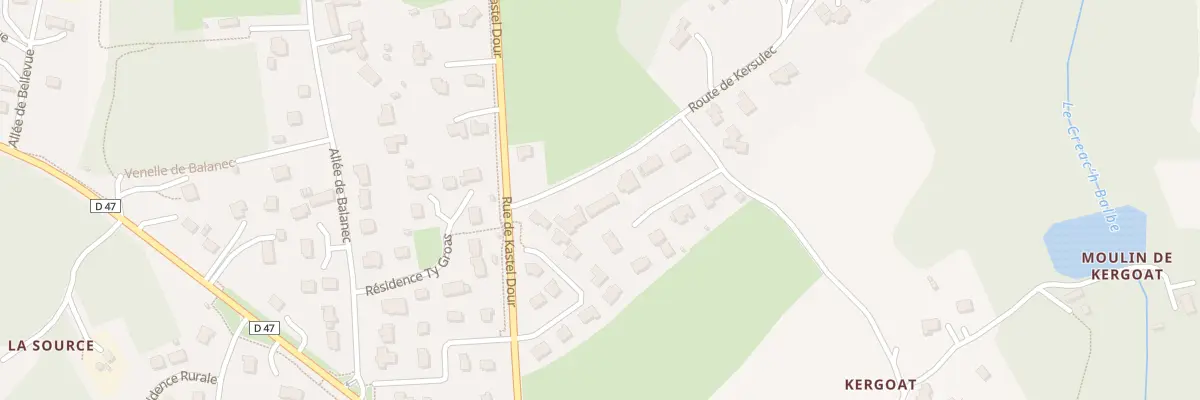 Plan du 2 Res Ty Guen à Saint-Urbain