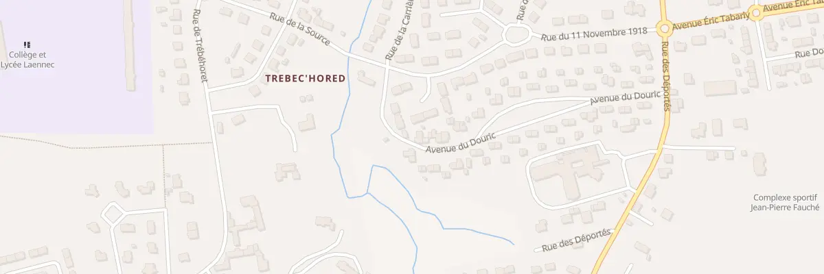 Plan du 52 Av du Douric à Pont-l’Abbé