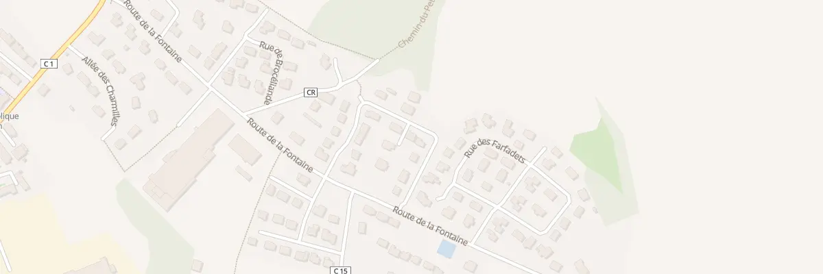 Plan du 16 Rue du Clos des Serres à Pencran