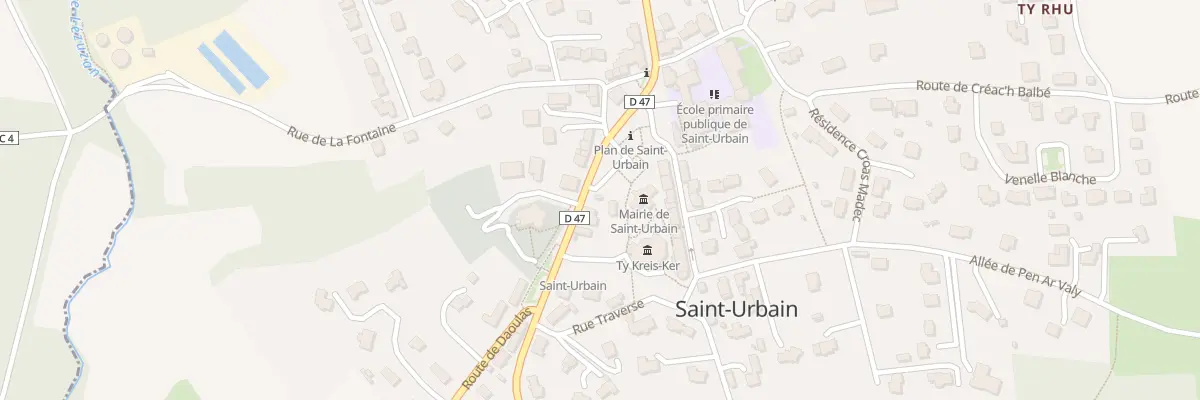 Plan du 20 Pl de la Mairie à Saint-Urbain