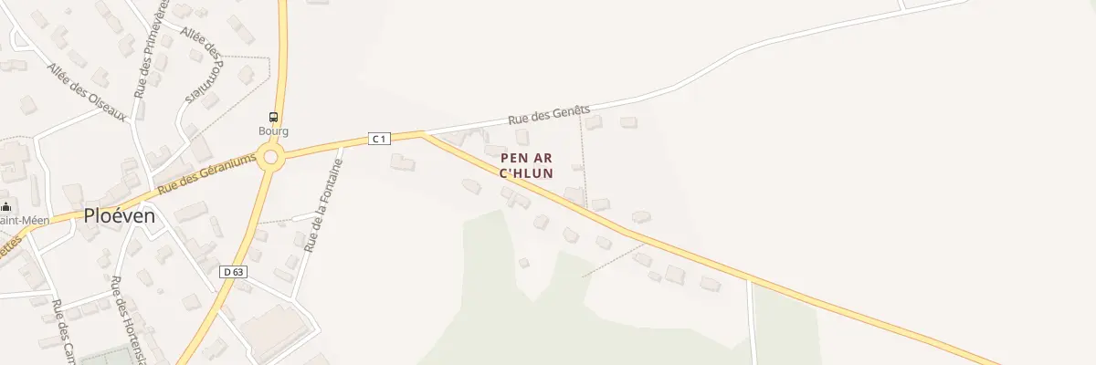 Plan du 148A Rue du Menhir à Ploéven