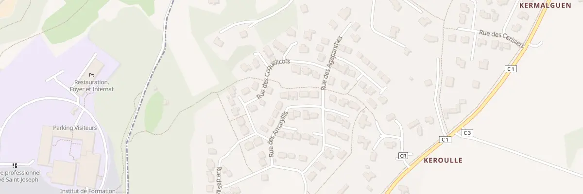 Plan du 20 Rue des Amaryllis à Pencran