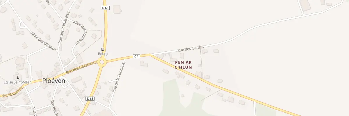 Plan du 34 Rue du Menhir à Ploéven
