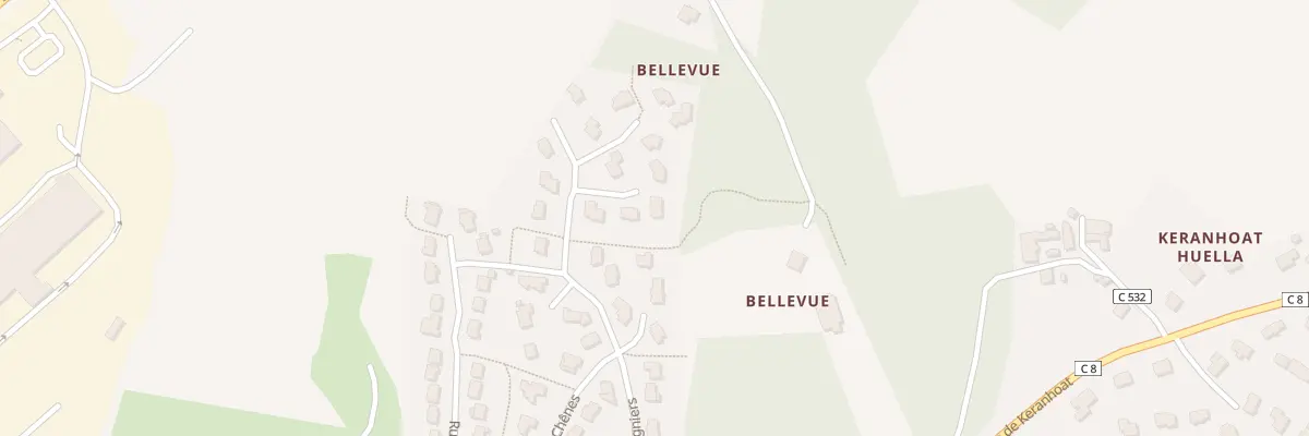 Plan du 30 Rue des Châtaigniers à Pencran