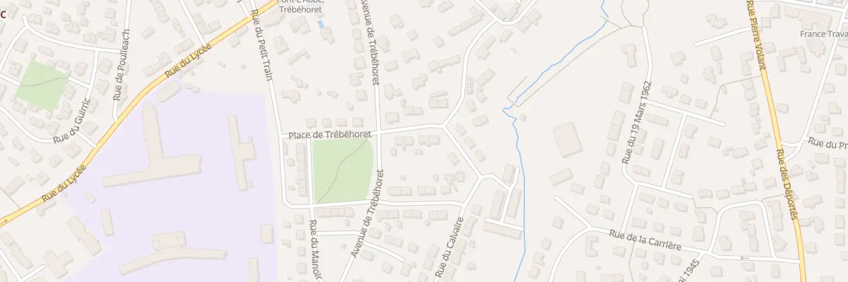 Plan du 6 Rue du Calvaire à Pont-l’Abbé