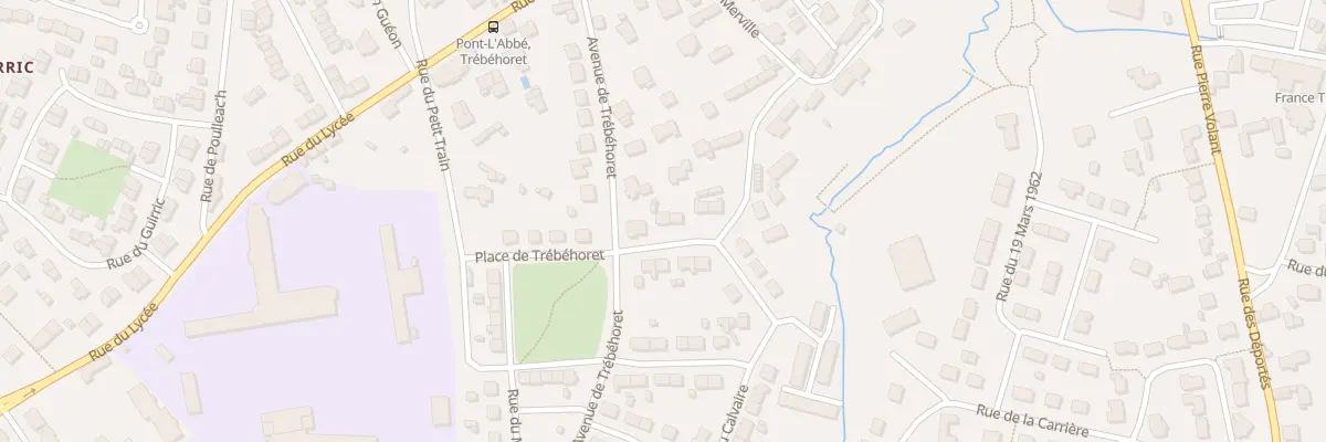 Plan du 3 Rue du Calvaire à Pont-l’Abbé