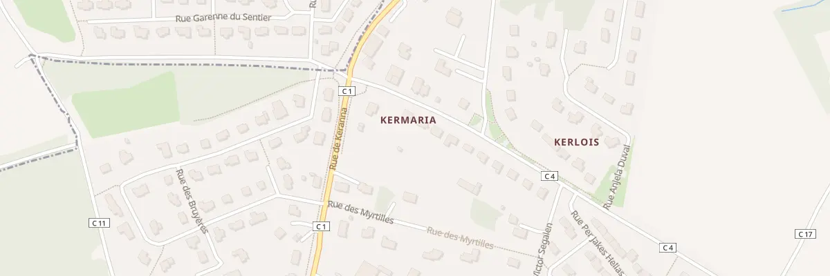 Plan du 6 Rue de Kermaria à Pencran