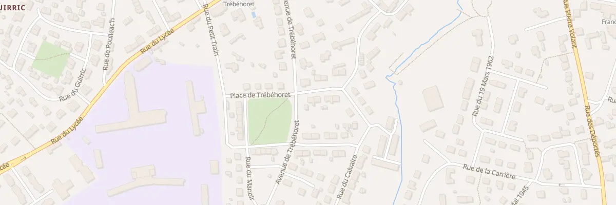 Plan du 2 Rue du Calvaire à Pont-l’Abbé