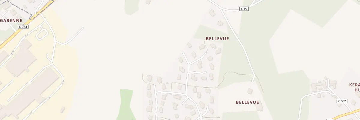 Plan du 21 Rue des Châtaigniers à Pencran