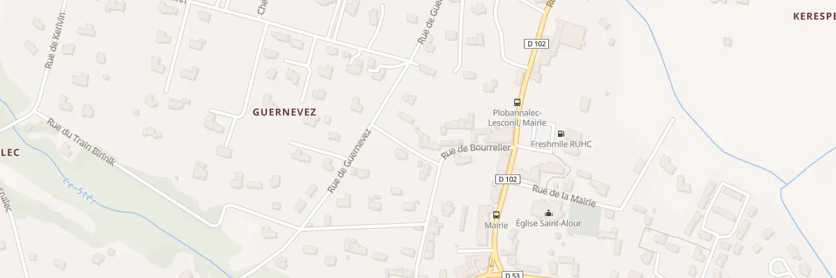 Plan du 24 Rue de la Gare à Plobannalec-Lesconil