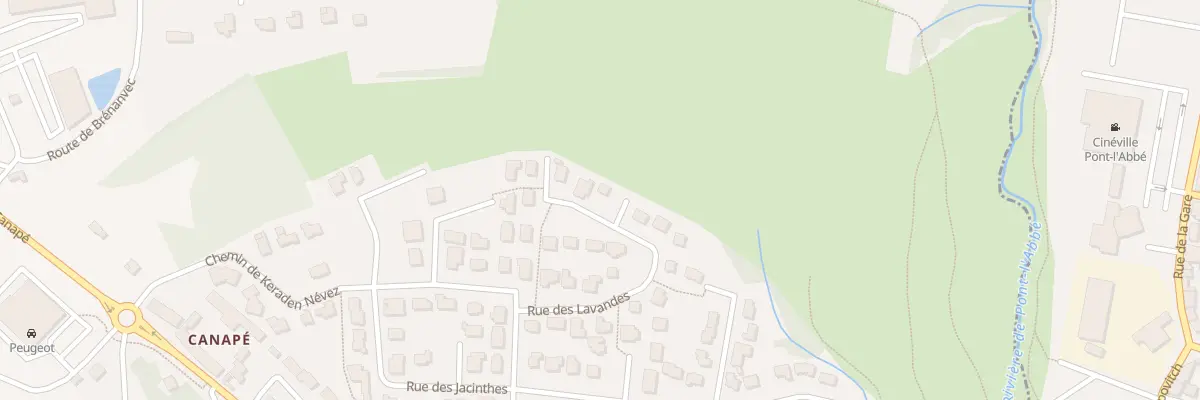 Plan du 24 Rue des Lavandes à Plonéour-Lanvern