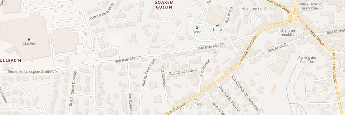 Plan du 31 Rue Jean Moulin à Pont-l’Abbé