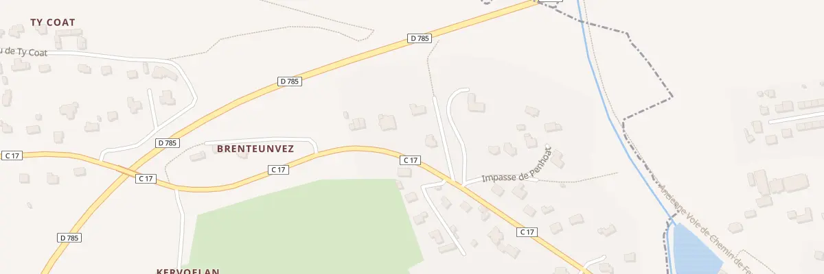 Plan du 49B Rte de Saint-julien à Plonéour-Lanvern