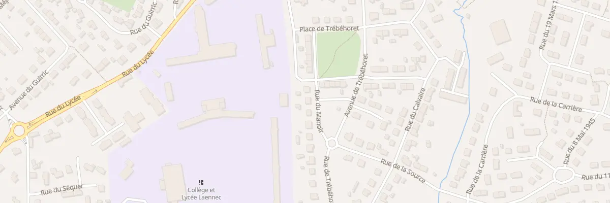 Plan du 4 Rue du Manoir à Pont-l’Abbé