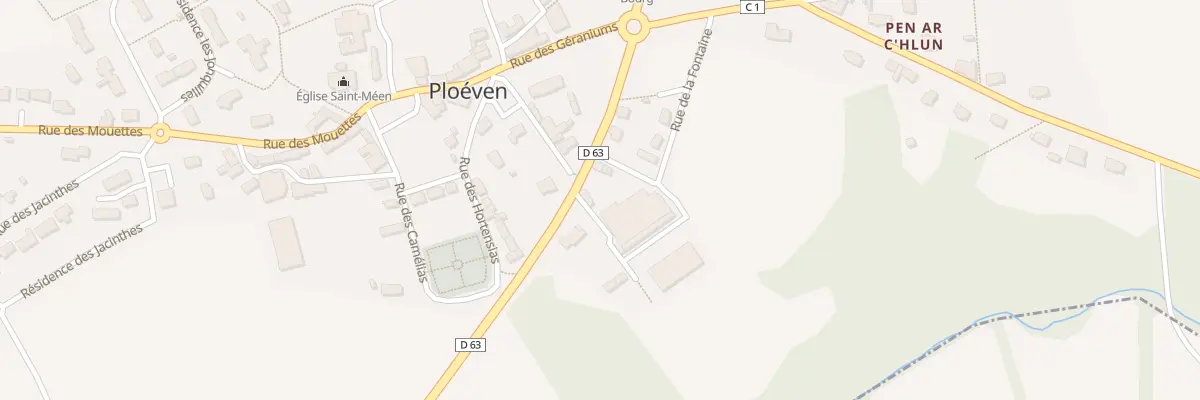Plan du 80 Rue des Troènes à Ploéven
