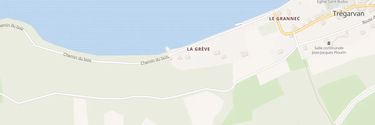 Plan du 1978D La Greve à Trégarvan