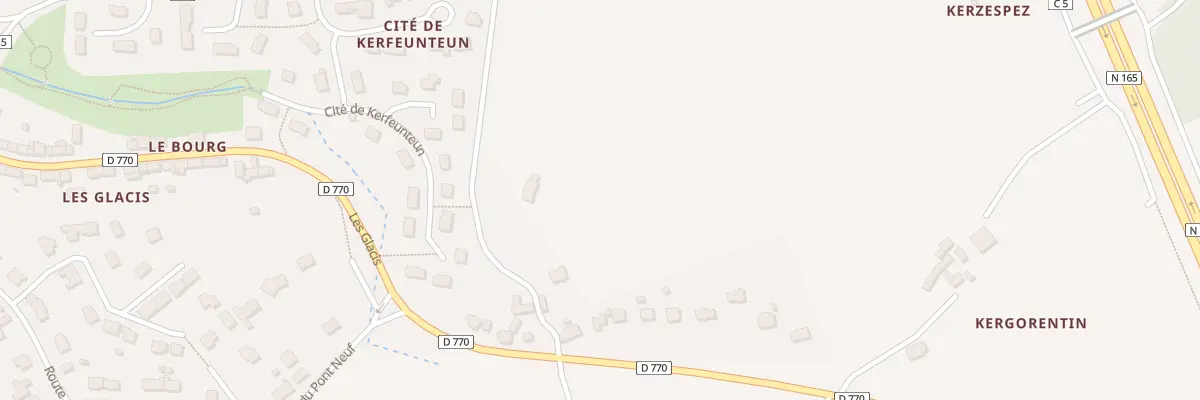 Plan du 3 Kerancren à Hôpital-Camfrout