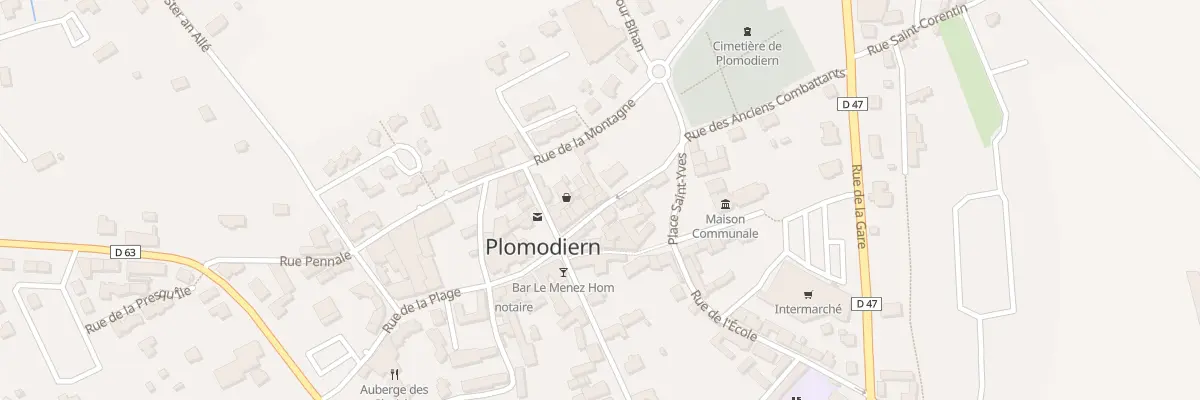 Plan du 9 Rue du Menez Hom à Plomodiern
