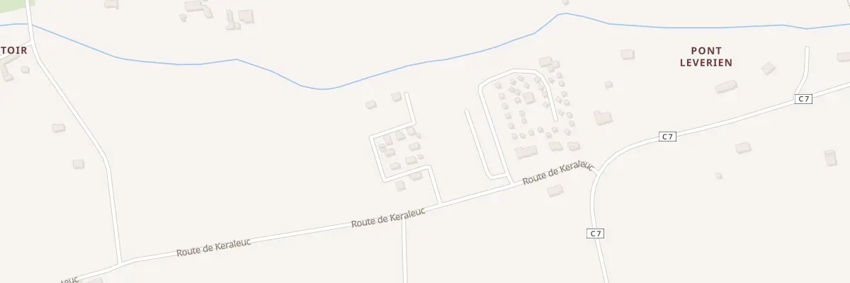 Plan du 14 Ham de Kervignon à Plobannalec-Lesconil