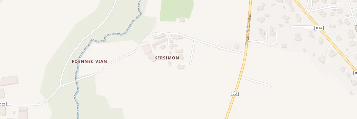 Plan du 25 Kersimon à Saint-Urbain