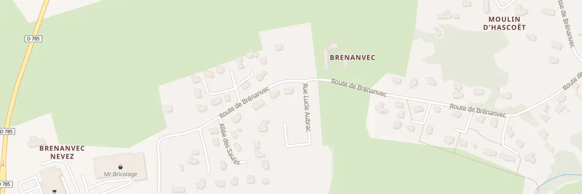 Plan du 18 Rte de Brenanvec à Plonéour-Lanvern