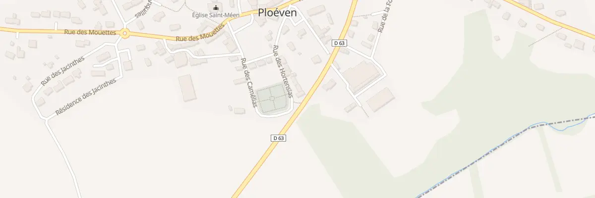 Plan du 15 Rue des Hortensias à Ploéven