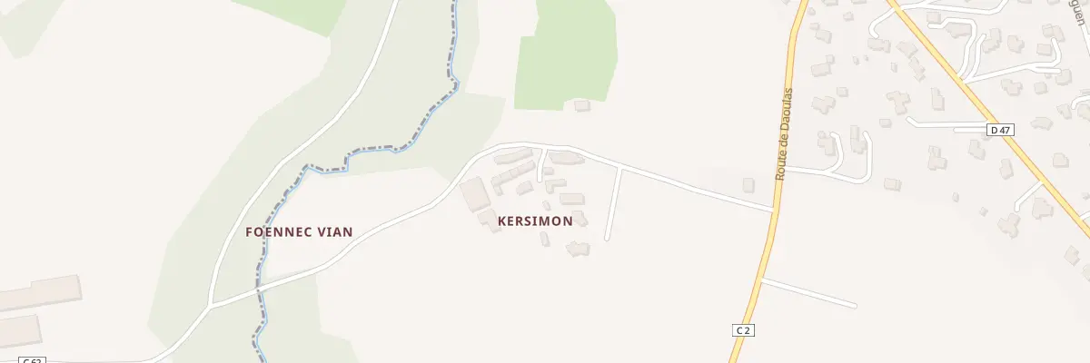 Plan du 151 Kersimon à Saint-Urbain