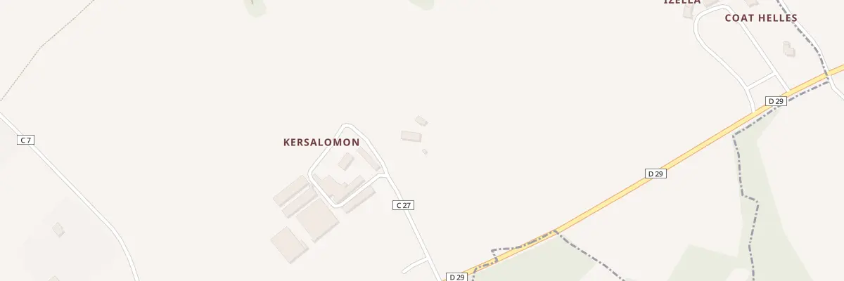 Plan du 1 Kersalomon à Plouédern