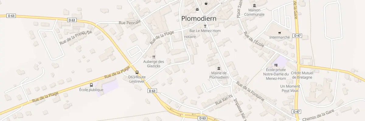 Plan du 2 Imp des Aubépines à Plomodiern