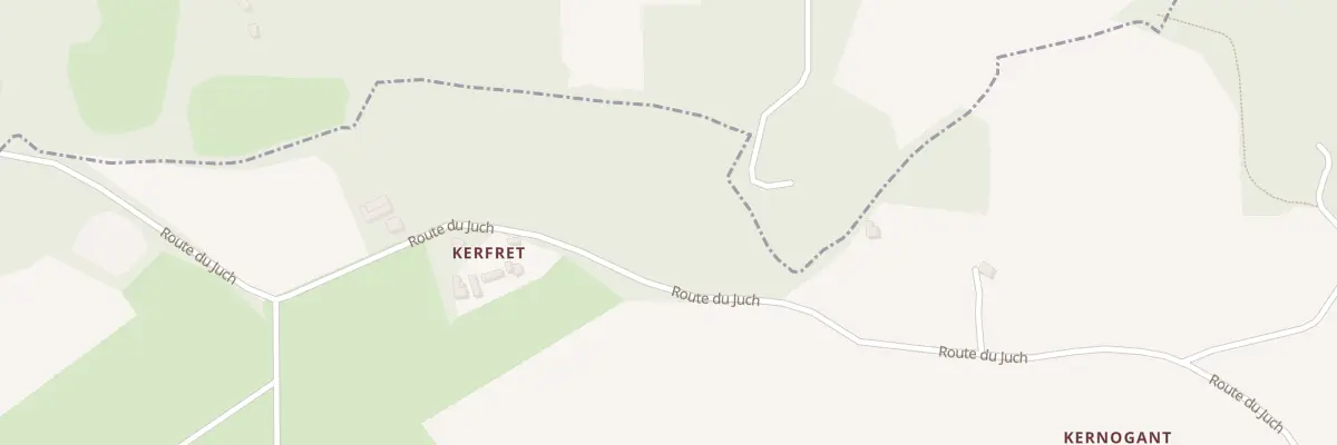 Plan du 91 Kermouster à Guengat
