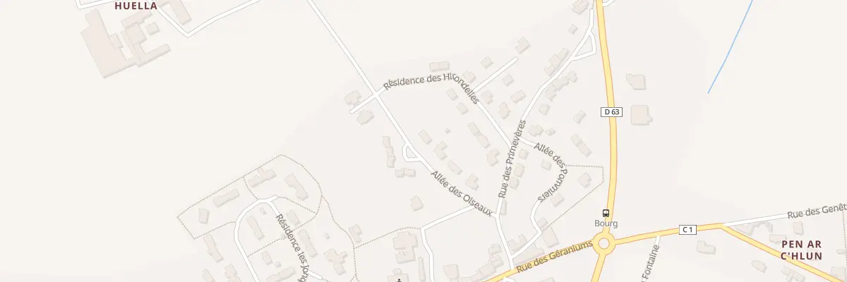 Plan du 6 Rue des Oiseaux à Ploéven